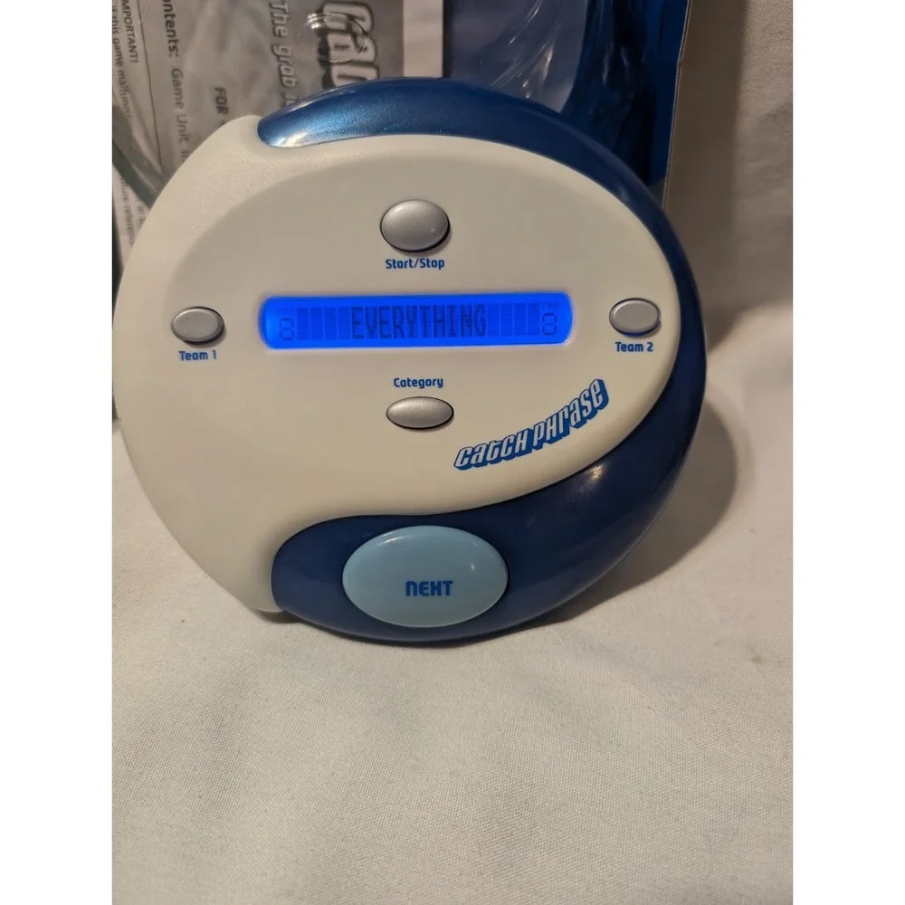 Parker Brothers Catch Pharse Electronic Handheld Party Game Adults 2009 WORKS